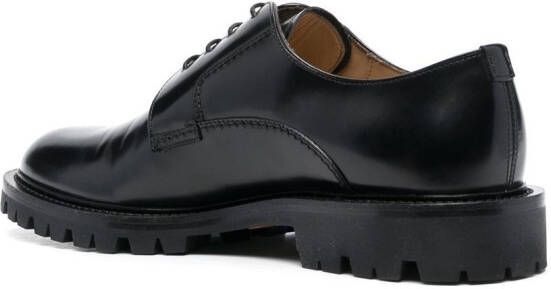 Scarosso Derby schoenen met chunky zool Zwart