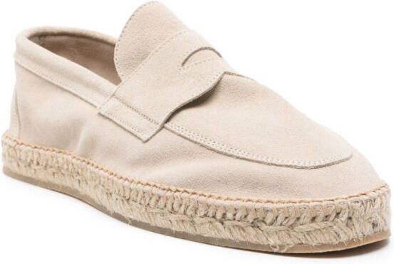 Scarosso Diego suède espadrilles Beige