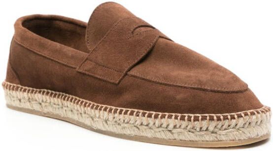 Scarosso Diego suède espadrilles Bruin