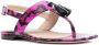 Scarosso Emma sandalen met slangenhuid-effect Roze - Thumbnail 2