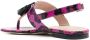 Scarosso Emma sandalen met slangenhuid-effect Roze - Thumbnail 3