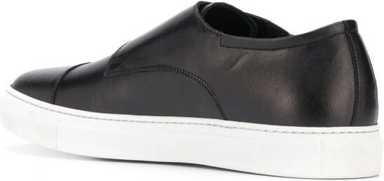 Scarosso Fabio sneakers met dubbele gesp Zwart