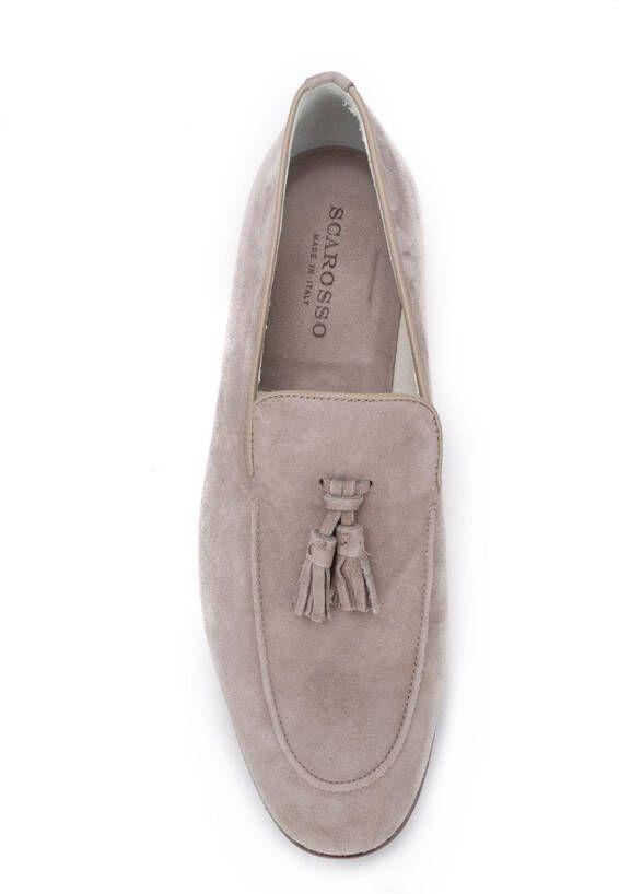 Scarosso Flaviola loafers met kwastje Grijs