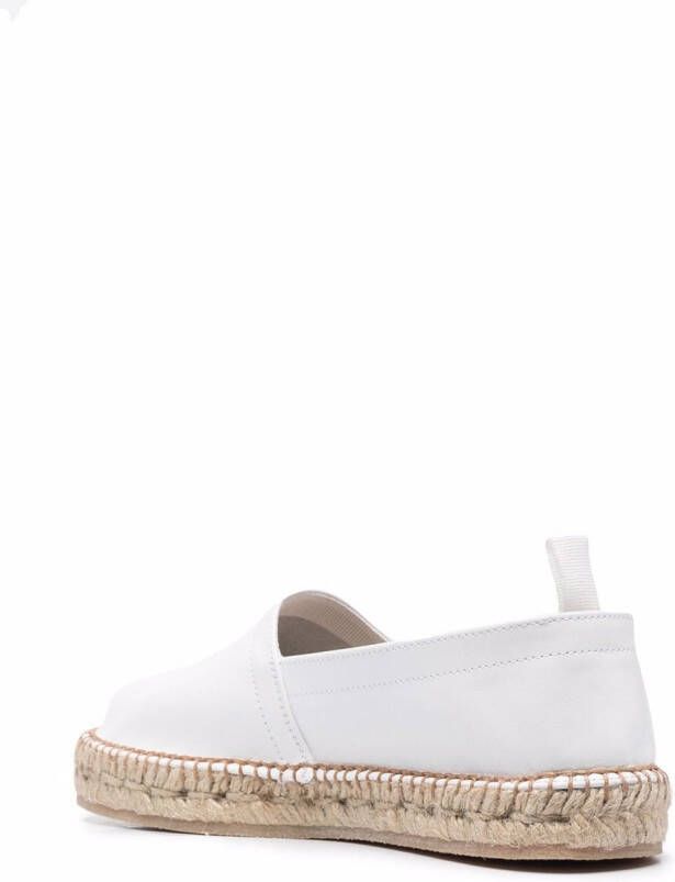 Scarosso Gevlochten espadrilles Wit