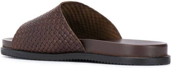 Scarosso Geweven slippers Bruin