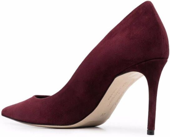 Scarosso Gigi suède pumps Paars