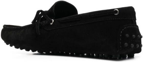 Scarosso James suède loafers Zwart