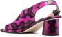 Scarosso Jill sandalen met slangenhuid-effect Roze - Thumbnail 3