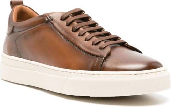 Scarosso Joseph leren sneakers Bruin