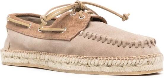 Scarosso Kai suède espadrilles Beige