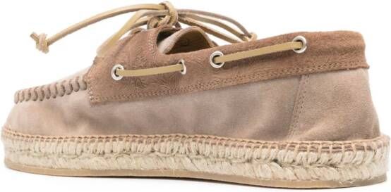 Scarosso Kai suède espadrilles Beige