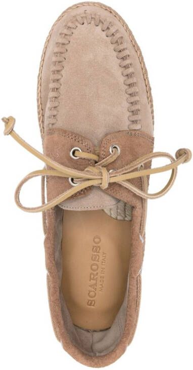 Scarosso Kai suède espadrilles Beige