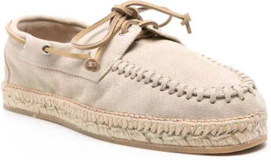 Scarosso Kai suède espadrilles Beige