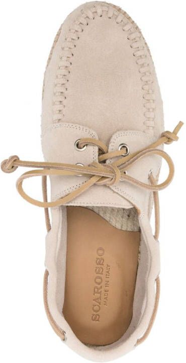 Scarosso Kai suède espadrilles Beige