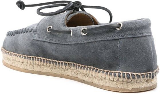 Scarosso Kai suède espadrilles Grijs