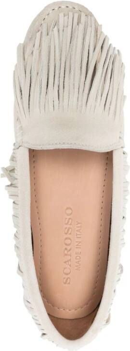 Scarosso Kaory suède loafers Beige