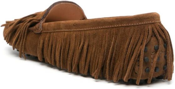 Scarosso Kaory suède loafers Bruin