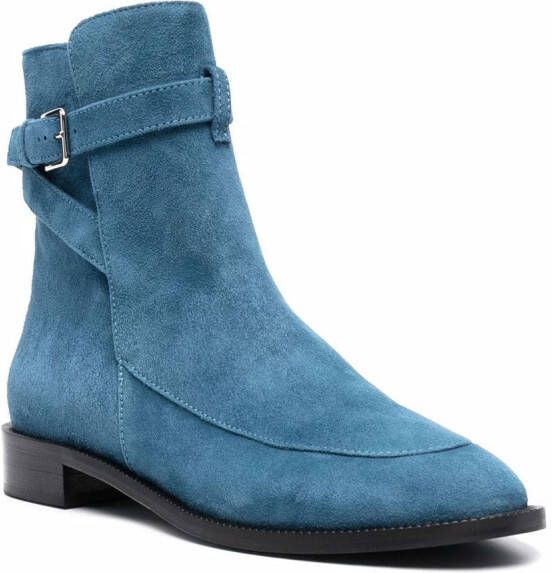 Scarosso Kelly suède laarzen Blauw