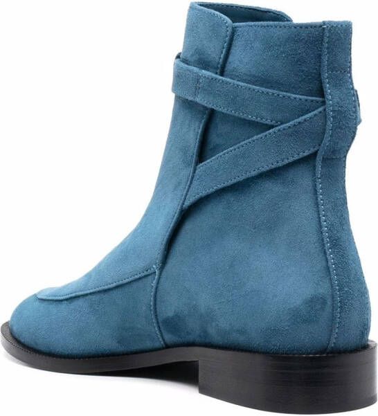 Scarosso Kelly suède laarzen Blauw