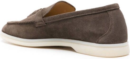 Scarosso Leandra loafers met kwastjes Bruin