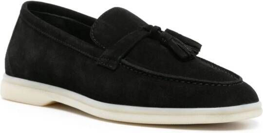 Scarosso Leandra loafers met kwastjes Zwart