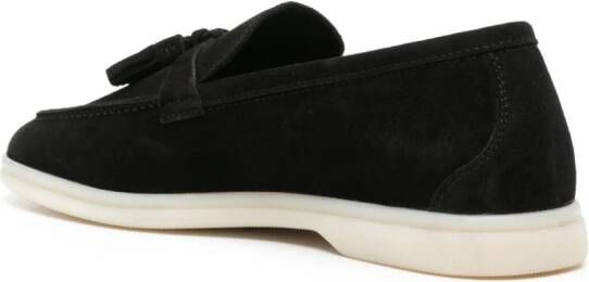 Scarosso Leandra loafers met kwastjes Zwart