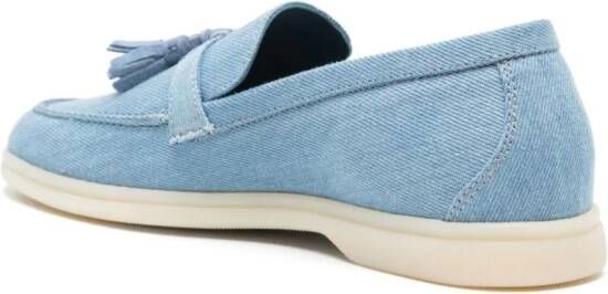 Scarosso Leandro loafers met kwastjes Blauw