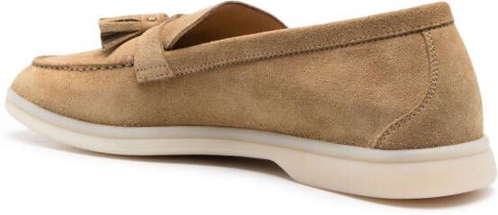 Scarosso Leandro loafers met kwastje Beige