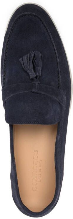 Scarosso Leandro loafers met kwastje Blauw