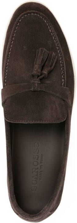 Scarosso Leandro loafers met kwastjes Bruin