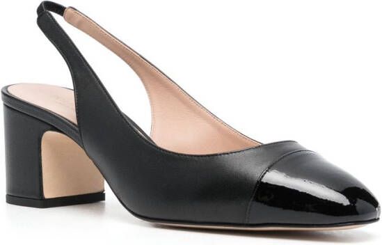 Scarosso Leren slingback tas Zwart