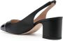 Scarosso Leren slingback tas Zwart - Thumbnail 3