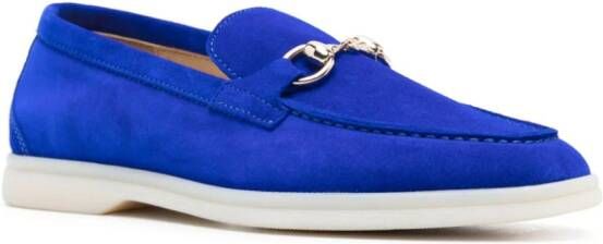 Scarosso Lilia suède loafers Blauw