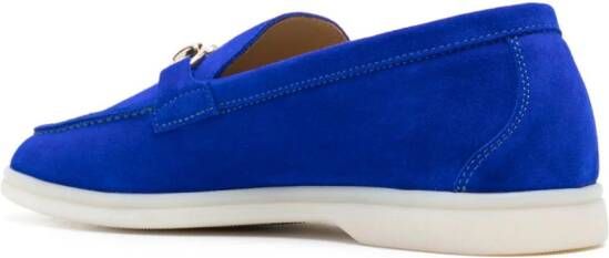 Scarosso Lilia suède loafers Blauw