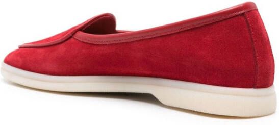 Scarosso Livia suède loafers Rood