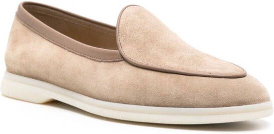 Scarosso Livio suède loafers Beige