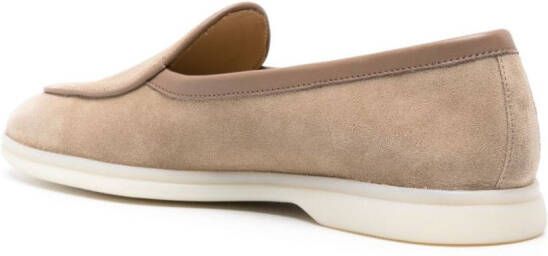 Scarosso Livio suède loafers Beige