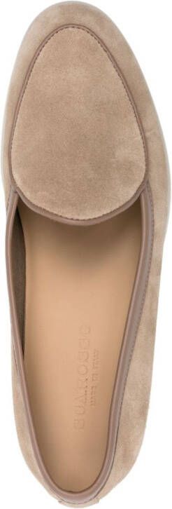 Scarosso Livio suède loafers Beige