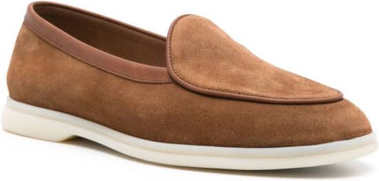 Scarosso Livio suède loafers Bruin