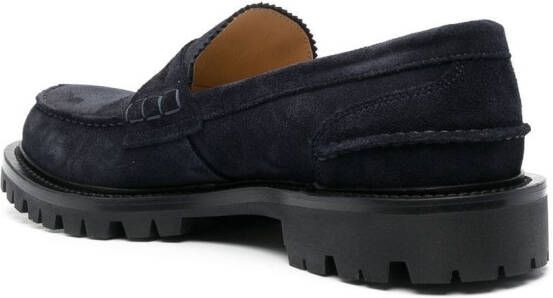 Scarosso Loafers met chunky zool Blauw