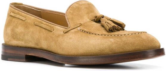 Scarosso Loafers met kwastje Beige