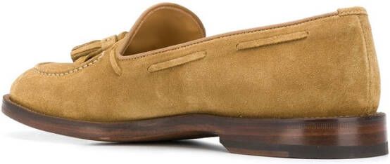 Scarosso Loafers met kwastje Beige