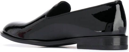 Scarosso Loafers met laklaag Zwart