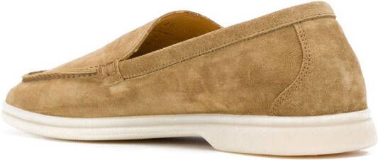 Scarosso Loafers met ronde neus Beige