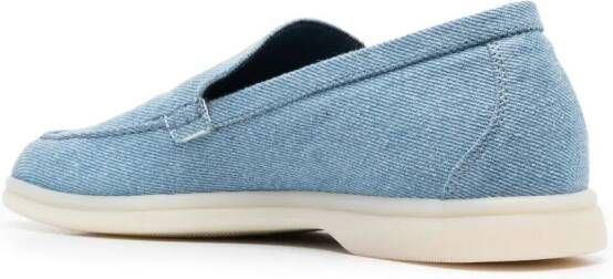 Scarosso Loafers met ronde neus Blauw