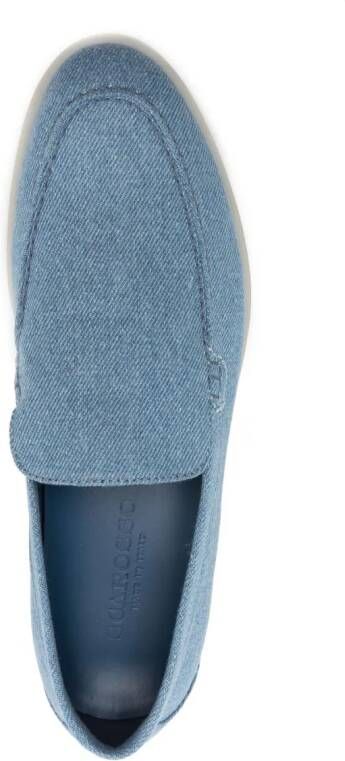 Scarosso Loafers met ronde neus Blauw