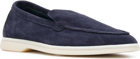 Scarosso Loafers met ronde neus Blauw