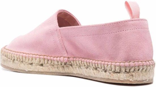 Scarosso Lola suède espadrilles Roze