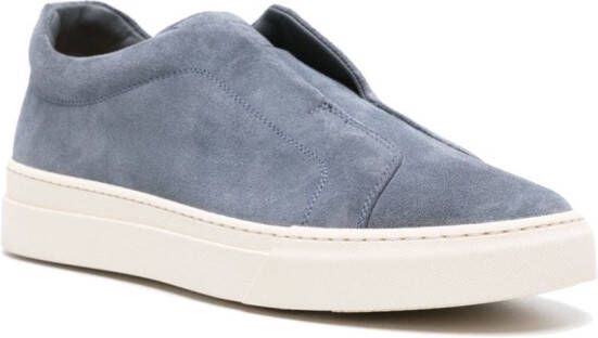 Scarosso Luca suède sneakers Blauw