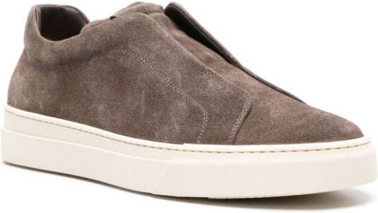 Scarosso Luca suède sneakers Bruin